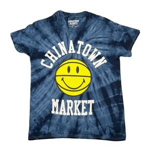 Chinatown Market Tee Shirt Limited Edition Smiley Face Tie Dye SS Crew Sz S RARE